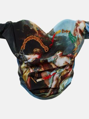 Korzet top bez rukávů z polyesteru Vivienne Westwood