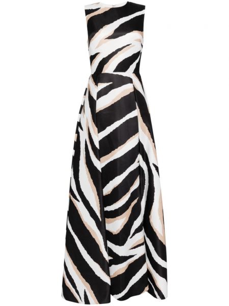 Zebra desenli kokteyl elbise Elie Saab