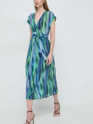 Midi haljina Armani Exchange plava