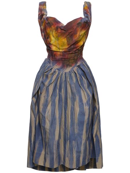 Bavlněné šaty s potiskem Vivienne Westwood