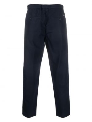 Pantalon chino en coton plissé Armani Exchange bleu