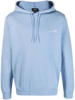 Hoodie A.p.c. blå