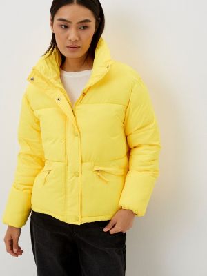 Утепленная демисезонная куртка Fadas желтая