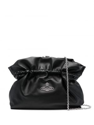 Кожени чанта тип „портмоне“ Vivienne Westwood черно