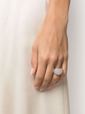 Křišťálový prsten Swarovski stříbrný