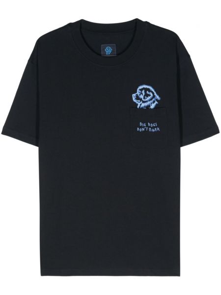 T-krekls ar apdruku Fay zils