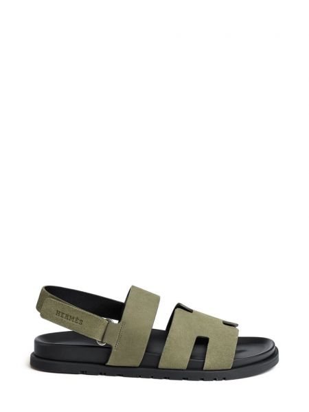 Semišové sandály Hermès Pre-owned zelené