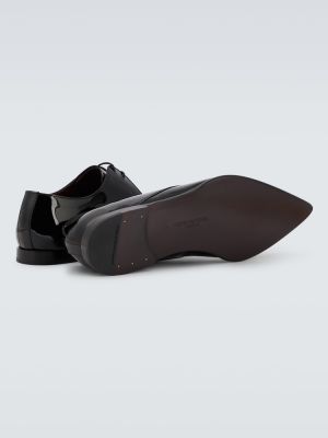 Pantofi oxford din piele de lac Dolce&gabbana negru