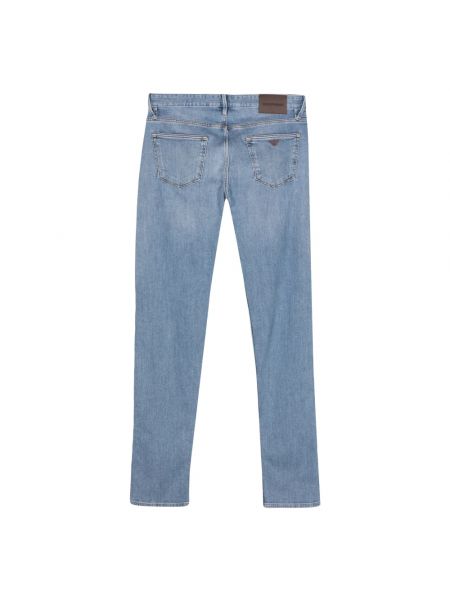 Klassische straight jeans mit taschen Emporio Armani blau