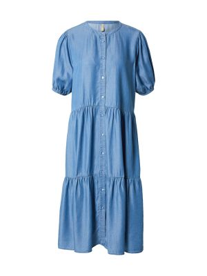 Košeľové šaty Soyaconcept modrá