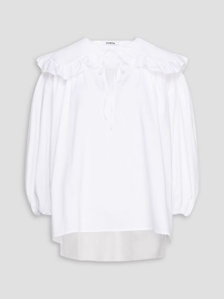 Белая блузка Vivetta