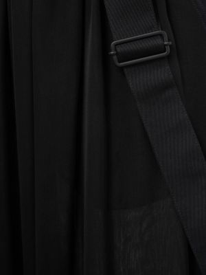 Svilena suknja od šifona Max Mara crna