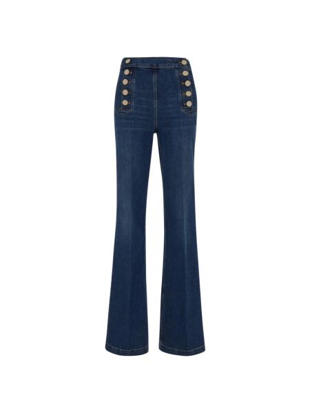 Bootcut jeans Elisabetta Franchi blau