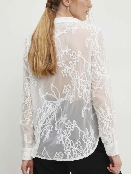 Блуза с принт Answear Lab бяло