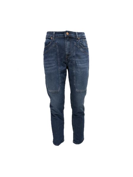 Slim fit skinny jeans mit taschen Jeckerson blau