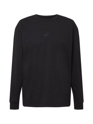 Tricou cu mânecă lungă Nike Sportswear negru