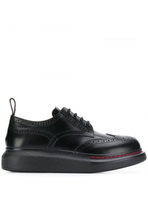 Zapatos oxford con plataforma Alexander Mcqueen negro
