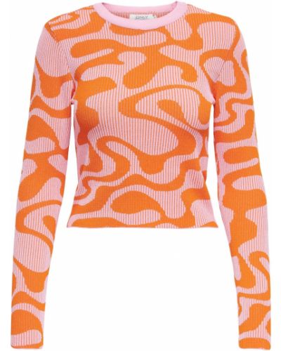 Пуловер Only оранжево