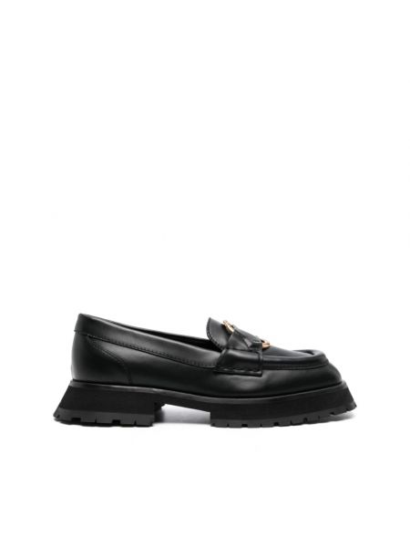 Czarne loafers Moncler