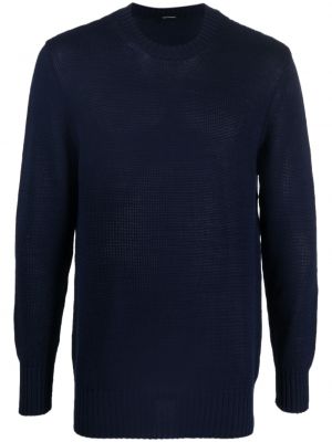 Medvilninis megztinis Tagliatore mėlyna