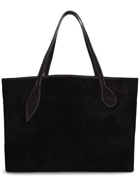 Nakupovalna torba iz semiša Little Liffner črna