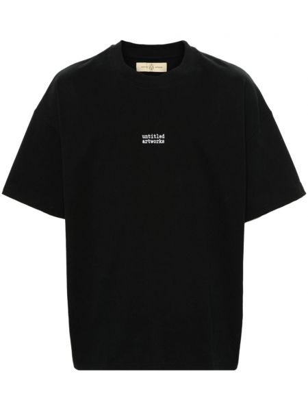 T-shirt en coton Untitled Artworks noir