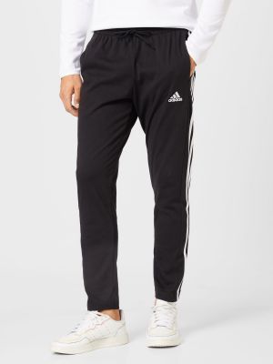 Pantalon de joggings à rayures en jersey Adidas Sportswear noir