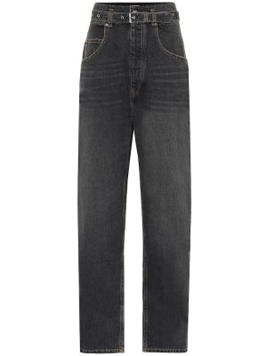 High waist jeans Marant Etoile schwarz