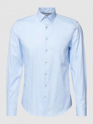 Koszula w jednolitym kolorze Ck Calvin Klein niebieska