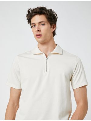 Polo majica Koton bijela