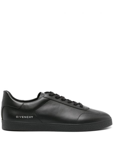 Sneakersy skórzane Givenchy czarne