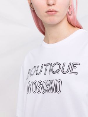 Tričko Boutique Moschino bílé