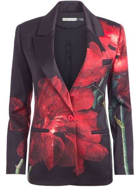 Blomstret blazer Alice + Olivia blå