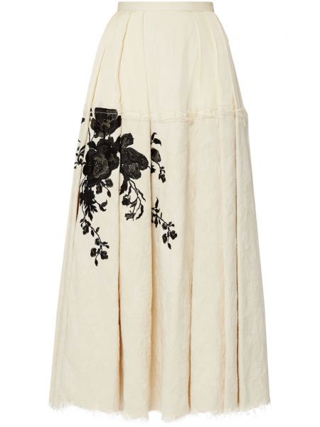 Kvetinová dlhá sukňa Erdem