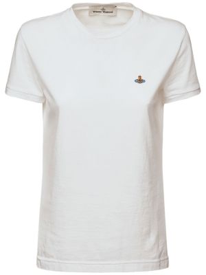 T-shirt di cotone Vivienne Westwood bianco