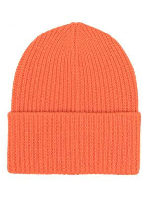 Oranžový kašmírový čepice Liska