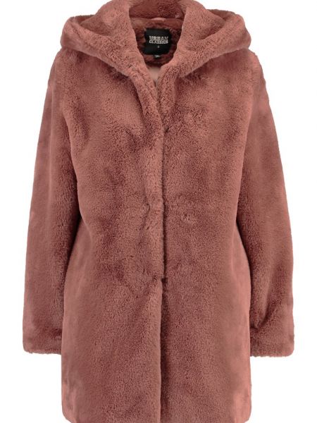 Różowy płaszcz zimowy Urban Classics