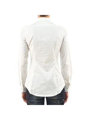 Haftowana koszula Dsquared2 biała