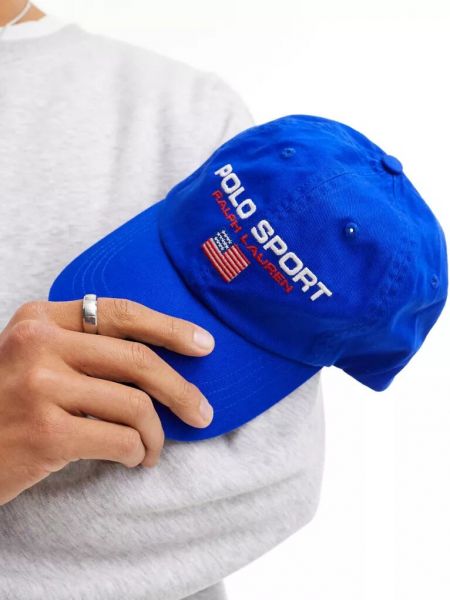 Спортивная кепка Polo Ralph Lauren синяя