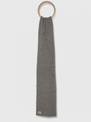 Меланжевый шерстяной шарф Ugg серый