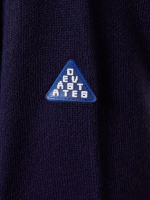 Strick t-shirt mit reißverschluss Deva States blau