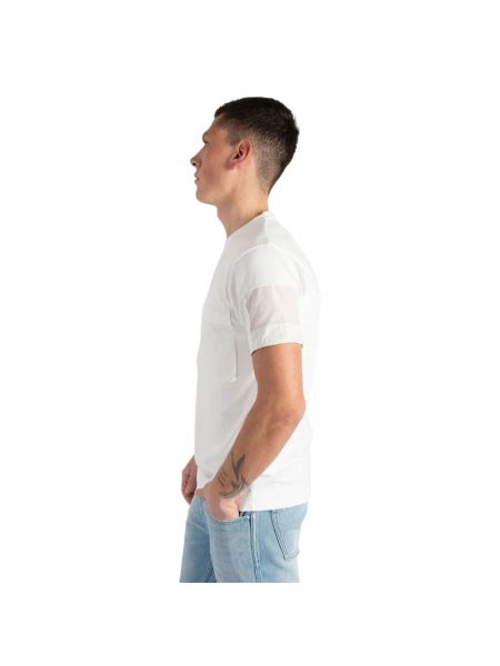 Camisa de algodón con bolsillos Duno blanco