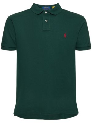 Puuvilla pikeepaita Polo Ralph Lauren vihreä