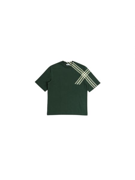Zielona koszulka Burberry