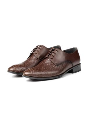 Pantofi derby cu șireturi din piele din dantelă Ducavelli