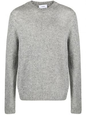 Пуловер с кръгло деколте Lardini сиво