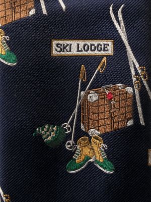 Bavlněný šál s výšivkou s kapucí Polo Ralph Lauren