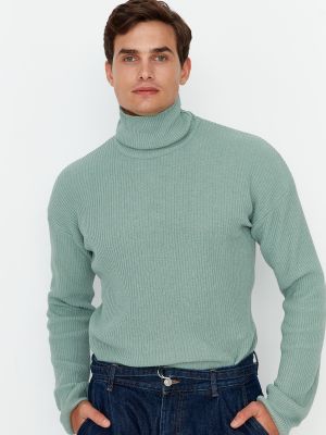 Oversize džemperis ar augstu apkakli Trendyol
