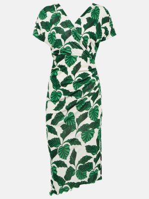 Midi šaty s potiskem jersey Diane Von Furstenberg