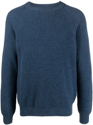 Sweter z kaszmiru Boglioli niebieski